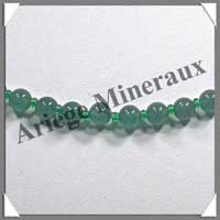 AVENTURINE - Collier Perles 6 mm - 46 cm - M001