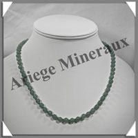 AVENTURINE - Collier Perles 6 mm - 51 cm - M004
