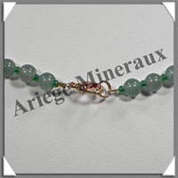 AVENTURINE - Collier Perles 6 mm - 51 cm - M004