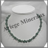 AVENTURINE - Collier Perles 6 et 8 mm en altern - 44 cm - M001 Brsil