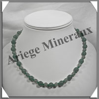 AVENTURINE - Collier Perles 6 et 8 mm en altern - 44 cm - M001