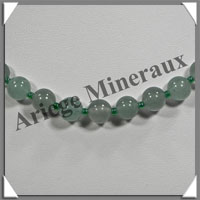 AVENTURINE - Collier Perles 8 mm - 42 cm - M005