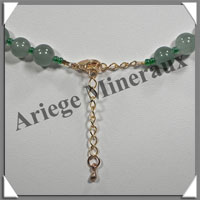 AVENTURINE - Collier Perles 8 mm - 42 cm - M005