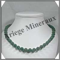 AVENTURINE - Collier Perles 9 mm - 48 cm - M001