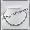 AVENTURINE - Collier Compos - Twist 12x6 mm et Perles de 8 mm - 45 cm - M001 Brsil