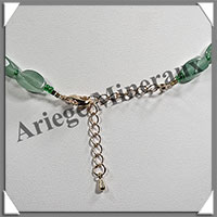 AVENTURINE - Collier Compos - Twist 12x6 mm - 45 cm - M002