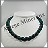 AZURITE CHRYSOCOLLE - Collier Perles 14 mm - 46 cm - M007 Afrique du Sud