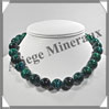 AZURITE CHRYSOCOLLE - Collier Perles 16 mm - 45 cm - M001 Afrique du Sud