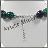 AZURITE CHRYSOCOLLE - Collier Perles 16 mm - 44 cm - M006