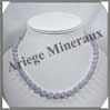 CALCEDONE BLEUE - Collier Perles 8 mm - 46 cm - C012 Namibie