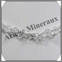 CHAKRAS - Collier 7 Couleurs - Perles 8 et 4 mm - Fermoir Mousqueton Argent