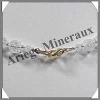 CHAKRAS - Collier 7 Couleurs - Perles 8 et 4 mm - Fermoir Mousqueton Dor