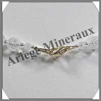 CHAKRAS - Collier 7 Couleurs - Perles 8 mm - Fermoir Mousqueton Dor