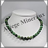CHRYSOPRASE - Collier Perles 10 mm - 46 cm - M001 Madagascar