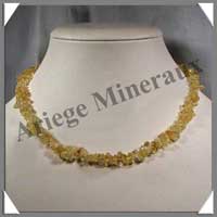 CITRINE - Collier Baroque - 40 cm - C30012