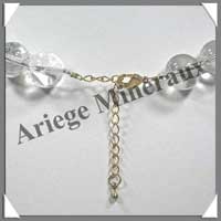 CRISTAL de ROCHE - Collier Perles 14 mm - 46 cm - M001