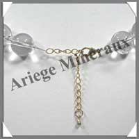 CRISTAL de ROCHE - Collier Perles 14 mm - 46 cm - M002
