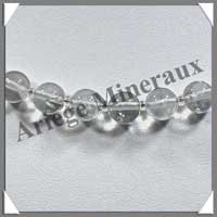 CRISTAL de ROCHE - Collier Perles 8 mm - 46 cm - M001