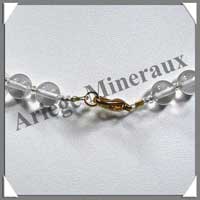 CRISTAL de ROCHE - Collier Perles 8 mm - 46 cm - M001