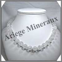 CRISTAL de ROCHE Craquel - Collier Perles 12 mm - 48 cm - C002