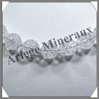 CRISTAL de ROCHE Craquel - Collier Perles 12 mm - 48 cm - C002