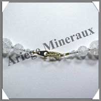 CRISTAL de ROCHE Craquel - Collier Perles 12 mm - 46 cm - C003