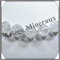CRISTAL de ROCHE Craquel - Collier Perles 14 mm - 46 cm - C002