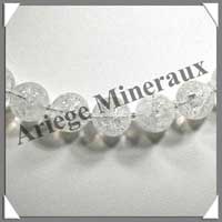 CRISTAL de ROCHE Craquel - Collier Perles 14 mm - 48 cm - C004