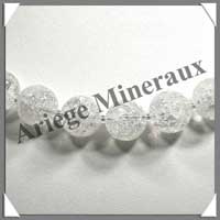 CRISTAL de ROCHE Craquel - Collier Perles 14 mm - 47 cm - C005