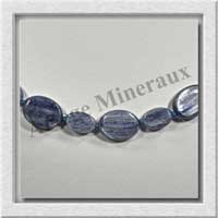 CYANITE - Collier Compos - 5 Ovales 15x11 mm et Ovales 12x8 mm en dgrad - 47 cm - C007