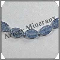 CYANITE - Collier Compos - 33 Ovales 12x8 mm - 45 cm - C001
