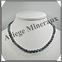 CYANITE - Collier Perles 7 mm - 45 cm - M001