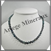 CYANITE - Collier Perles 7 mm - 45 cm - M002