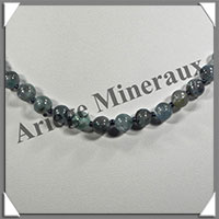 CYANITE - Collier Perles 7 mm - 45 cm - M002