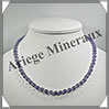 FLUORITE Bleue - Collier Perles 6 mm - 45 cm - M002 Chine