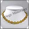 FLUORITE JAUNE - Collier Compos - Ovales 16x12 mm - 46 cm - FLJA-M002 Brsil