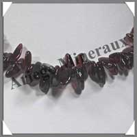 GRENAT - Collier Baroque (Gros Morceaux de 10  15 mm) - 40 cm - M001