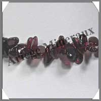 GRENAT - Collier Baroque (Gros Morceaux de 10  12 mm) - 40 cm - M002