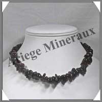GRENAT - Collier Baroque (Morceaux de 6  10 mm) - 40 cm - M001