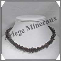 GRENAT - Collier Baroque (Morceaux de 6  10 mm) - 42 cm - M002