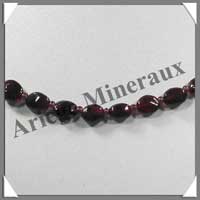 GRENAT - Collier Compos - Olives 8x6 mm - 46 cm - M001