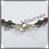 GRENAT - Collier Perles 6 mm - 48 cm - M001