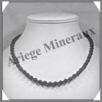 GRENAT - Collier Perles 6 mm - 47 cm - M002