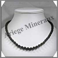 GRENAT - Collier Perles 6 mm - 47 cm - M003