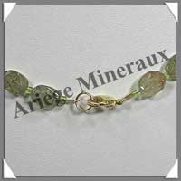 GRENAT VERT - Collier Compos - Nuggets de 5  10 mm - 45 cm - C001