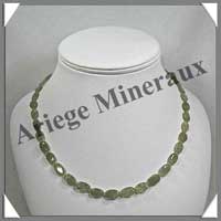 GRENAT VERT - Collier Compos - Nuggets de 5  10 mm - 46 cm - C002