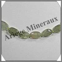 GRENAT VERT - Collier Compos - Nuggets de 5  10 mm - 46 cm - C002