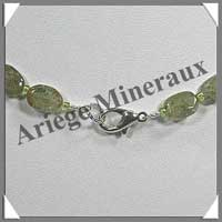 GRENAT VERT - Collier Compos - Nuggets de 5  10 mm - 45 cm - C004