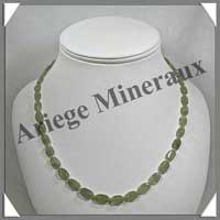 GRENAT VERT - Collier Compos - Nuggets de 5  10 mm - 46 cm - C005