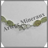 GRENAT VERT - Collier Compos - Nuggets de 5  10 mm - 46 cm - C005